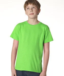 705B Anvil Youth Heavyweight Tee Neon Green