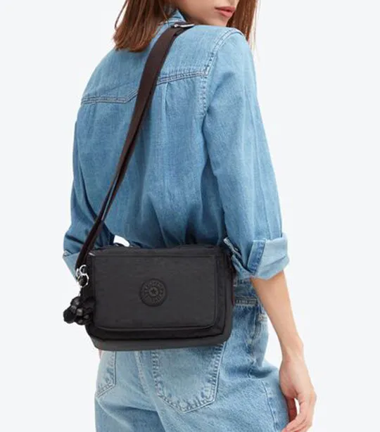 Abanu Medium Crossbody Black Noir
