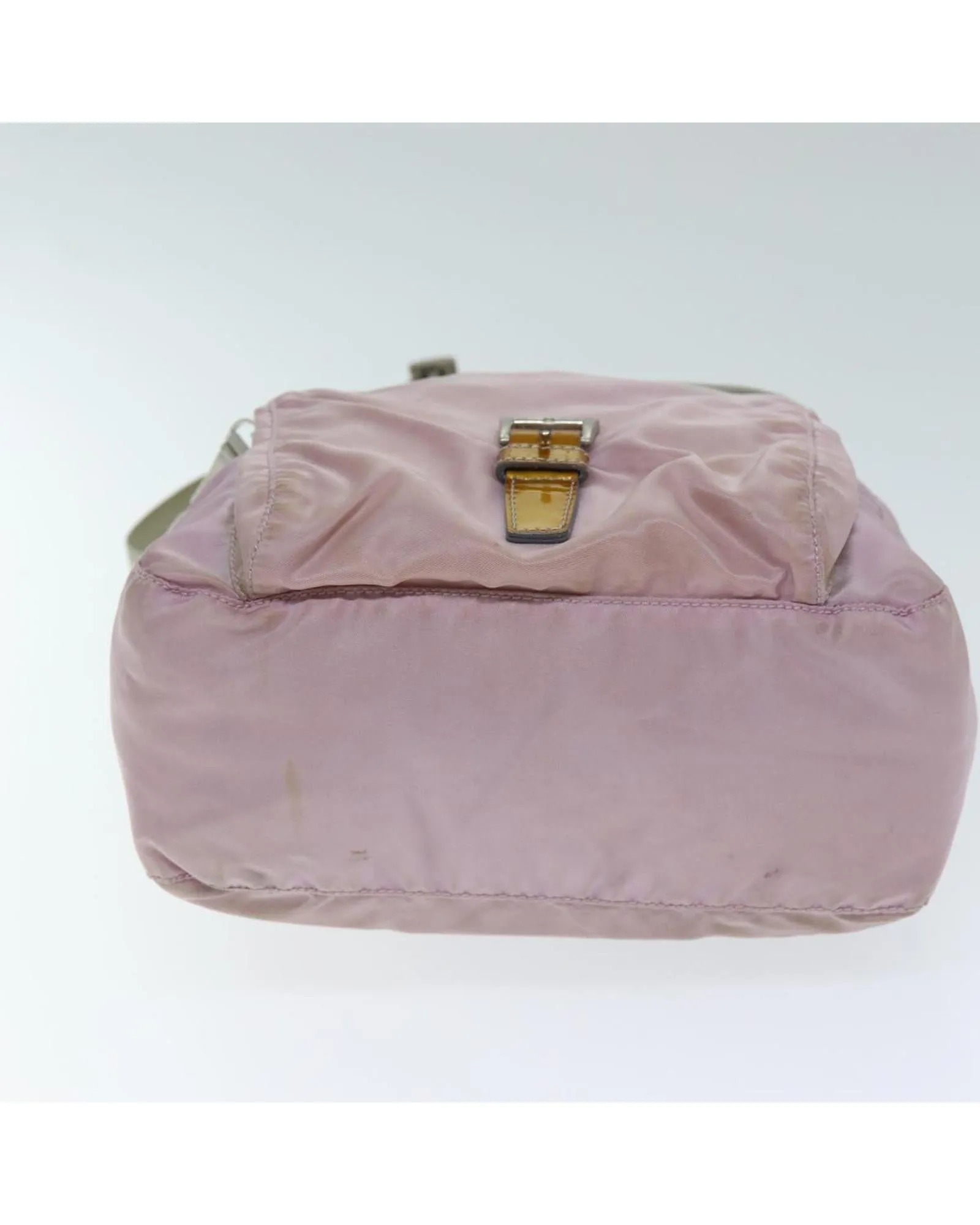 Authentic Pink Nylon Shoulder Bag with Guarantee Card - Made in Italy