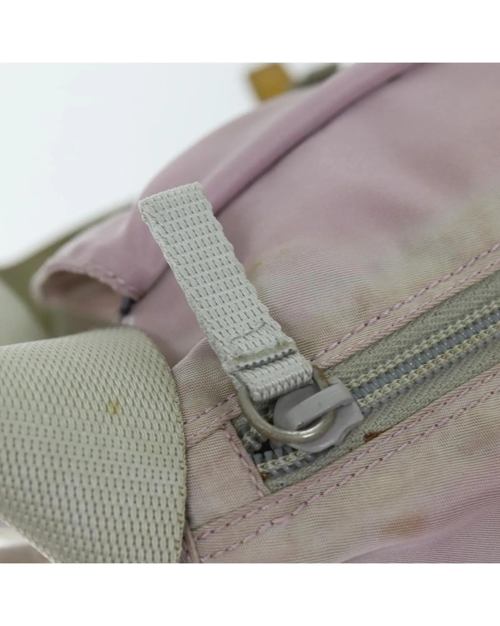 Authentic Pink Nylon Shoulder Bag with Guarantee Card - Made in Italy