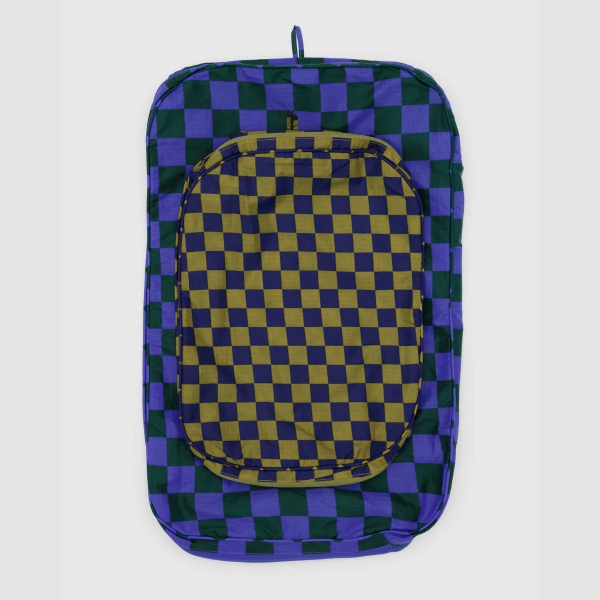 Baggu Large Packing Cube Set in Jewel Checks
