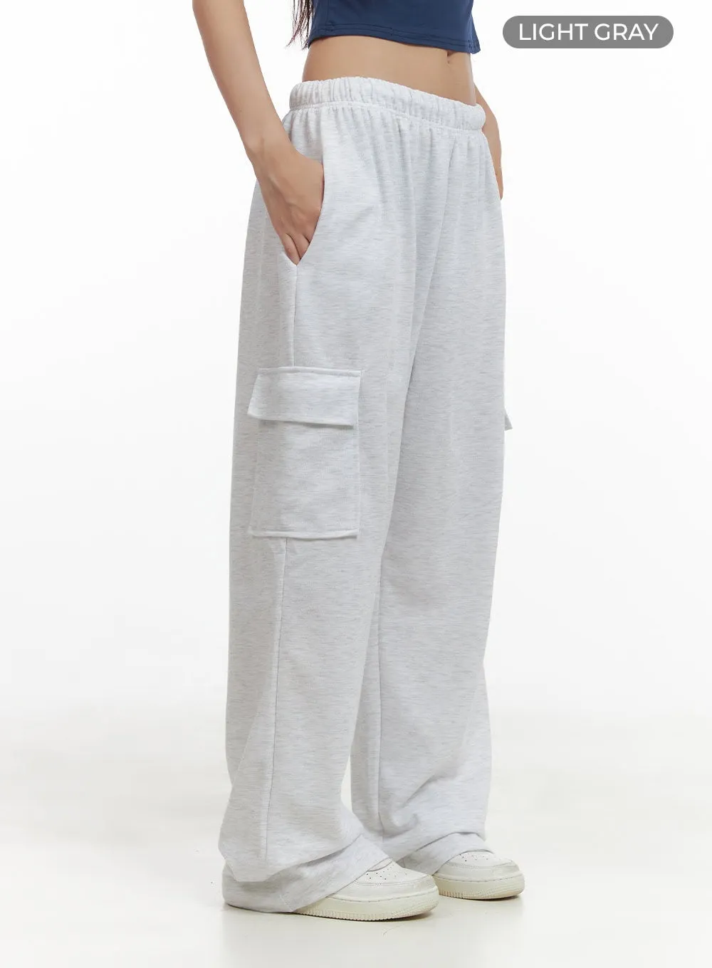 Banded Cargo Sweatpants CS405