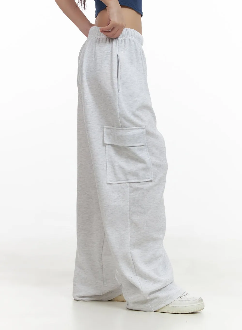 Banded Cargo Sweatpants CS405