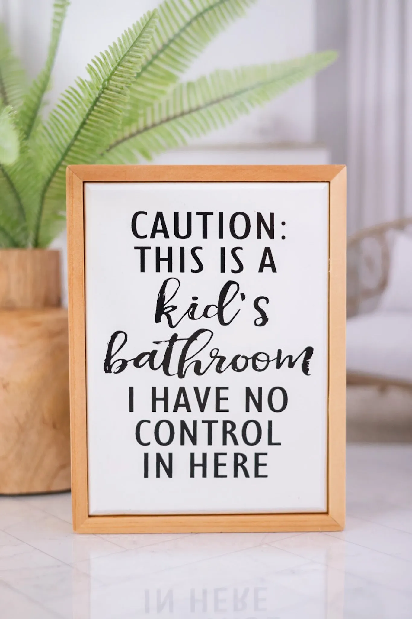 Bathroom Humor Sign (5 Styles) FINAL SALE