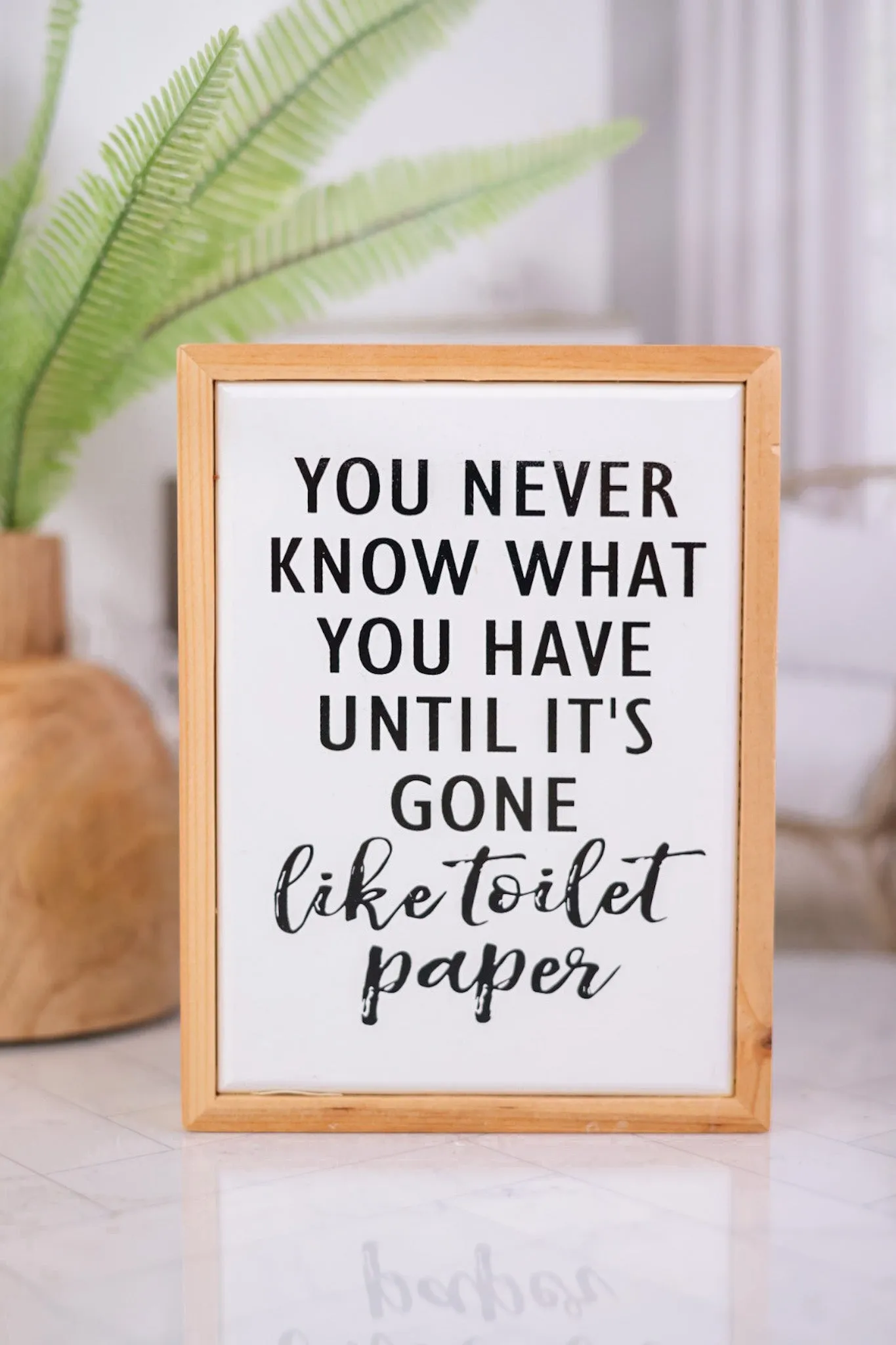 Bathroom Humor Sign (5 Styles) FINAL SALE