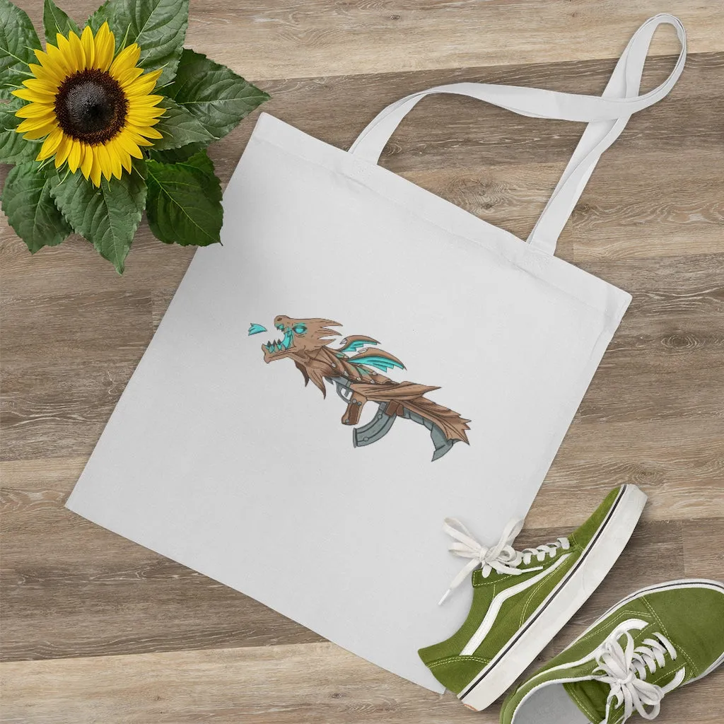 Blue Dragon Gun Tote Bag