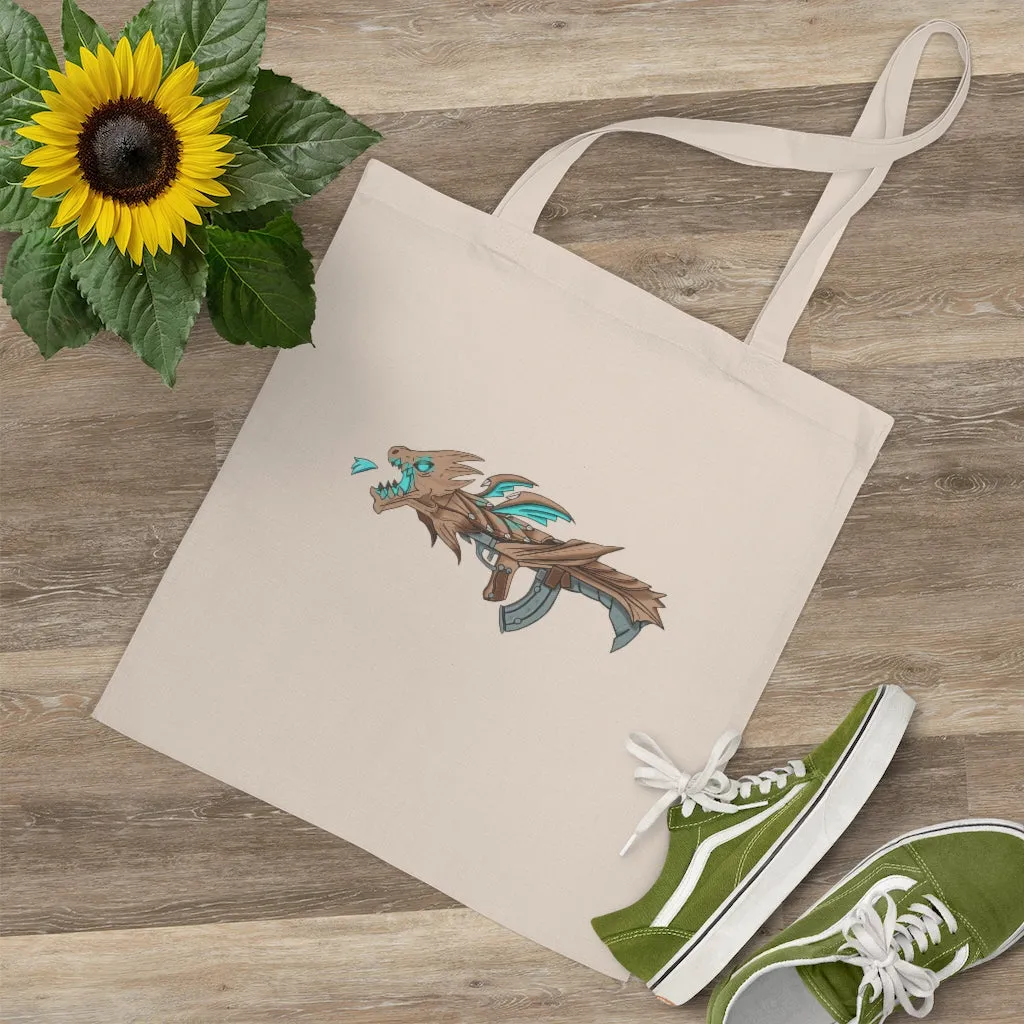 Blue Dragon Gun Tote Bag