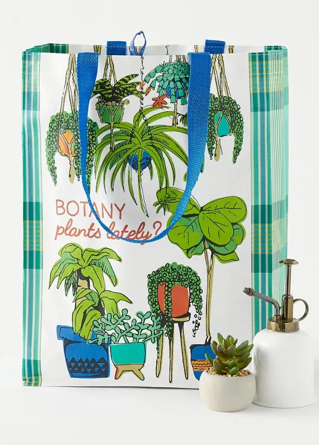 Botany Plants Reusable Tote Bag