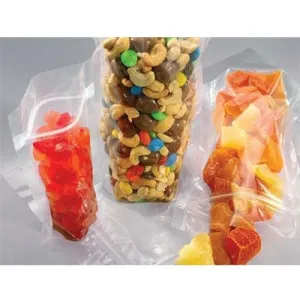 Clear Stand Up Zip Pouch Bags 6.5" x 11"   3" BG