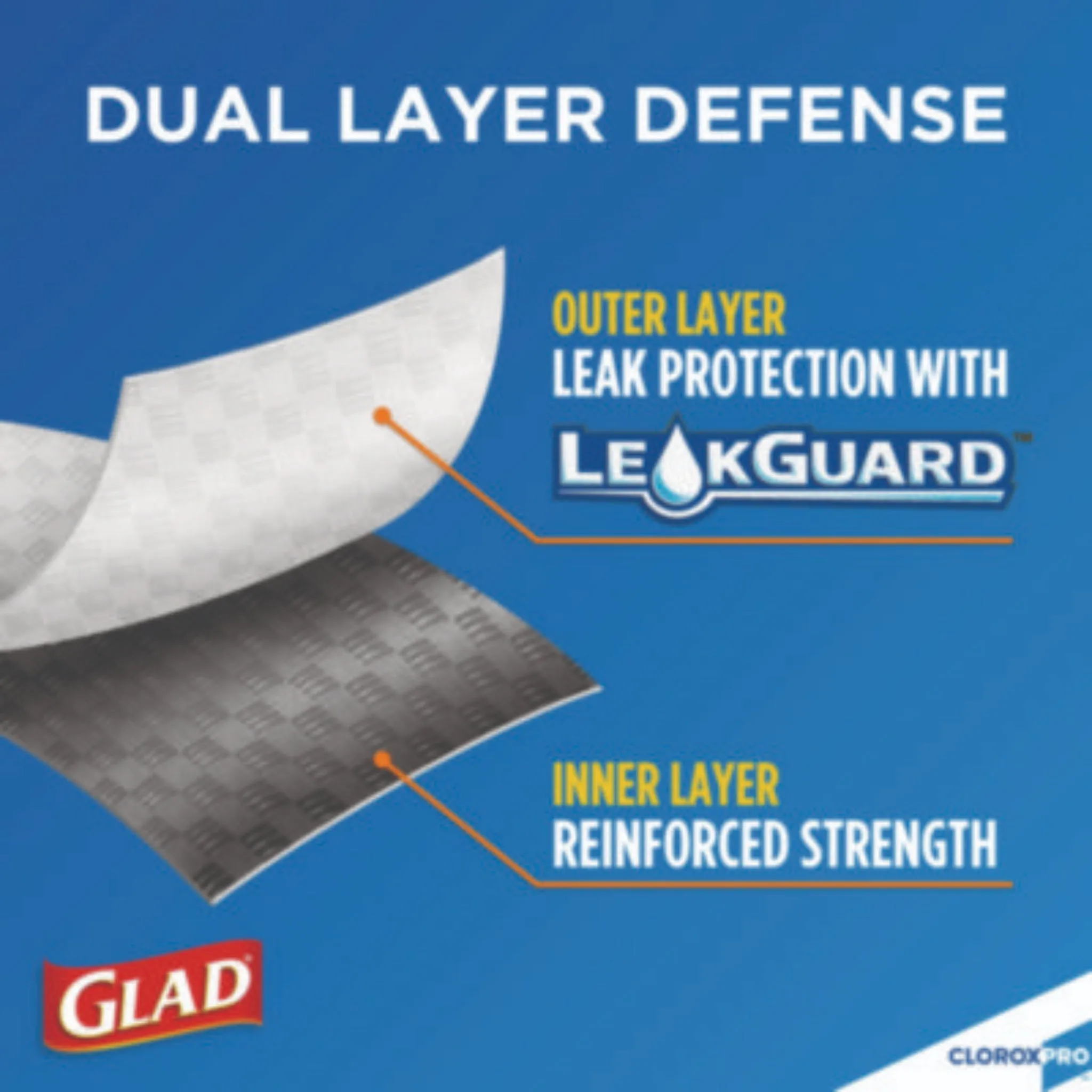 CLOROX SALES CO. GLAD CLO70427 ForceFlex Tall Kitchen Drawstring Trash Bags, 13 gal, 0.72 mil, Gray, 23.75" x 24.88", Carton of 100