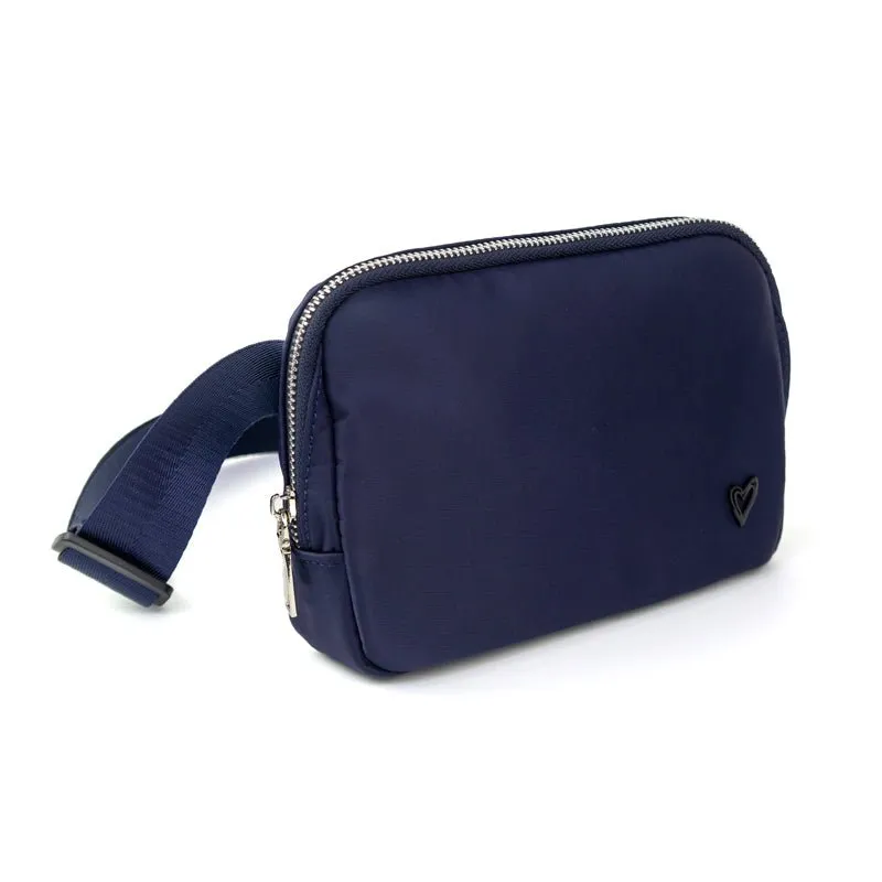 Dixie Nylon Belt/Crossbody Bag - Navy