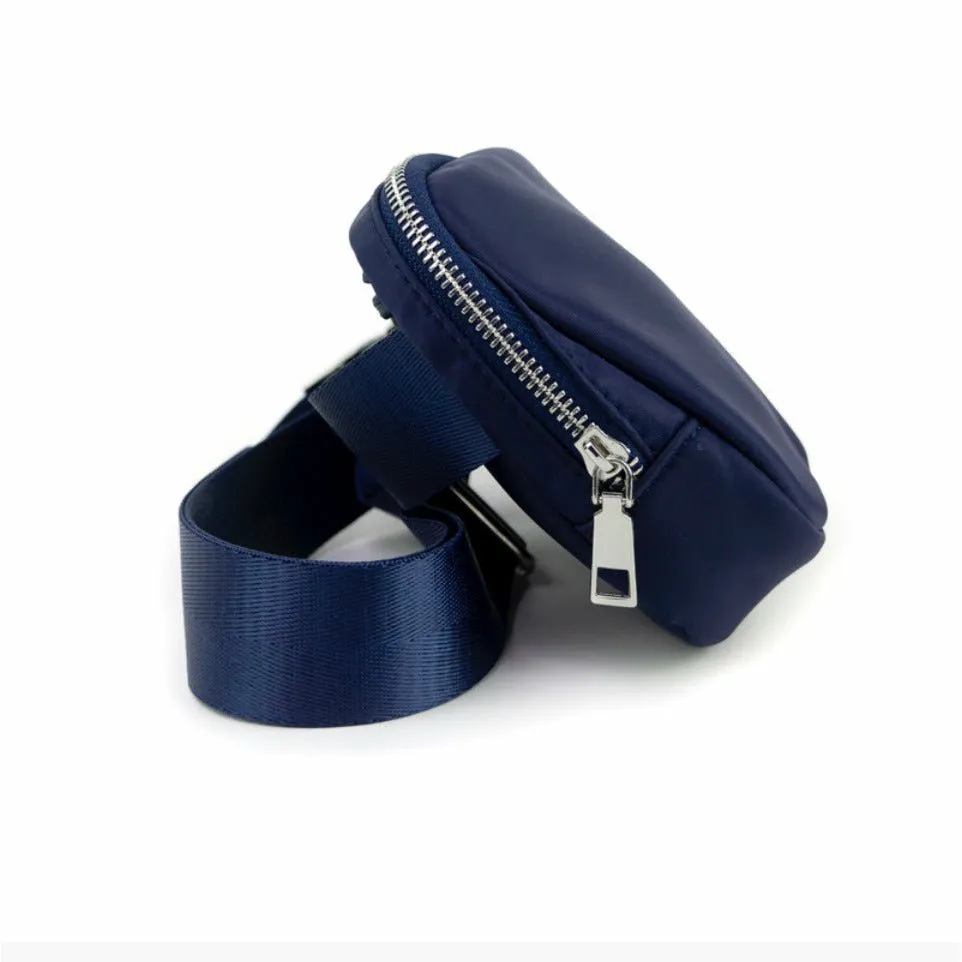 Dixie Nylon Belt/Crossbody Bag - Navy