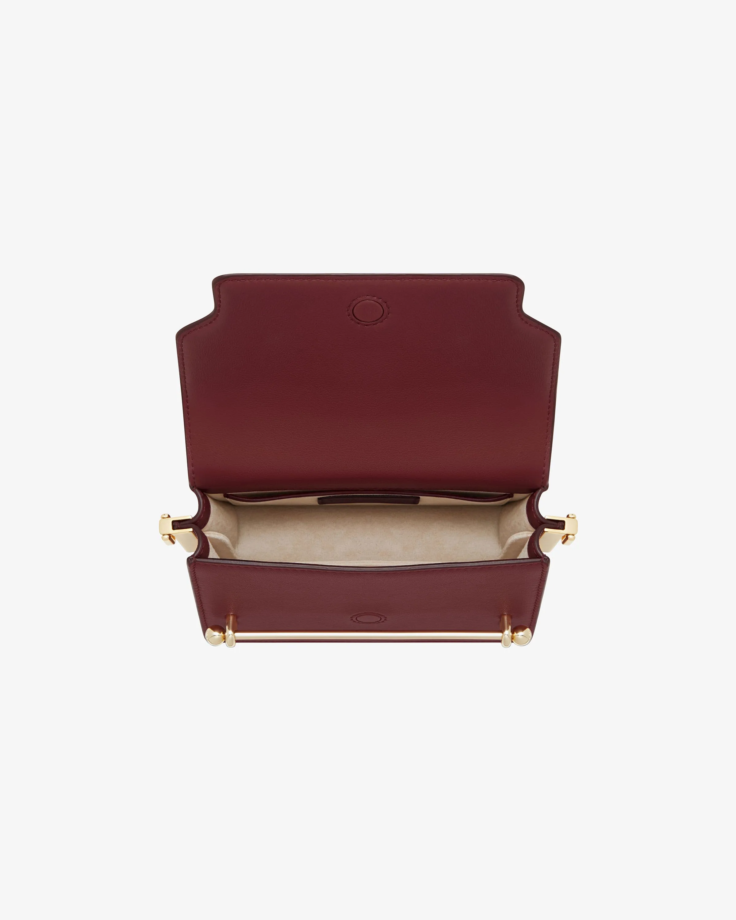 East/West Mini Multi Strap - Oxblood
