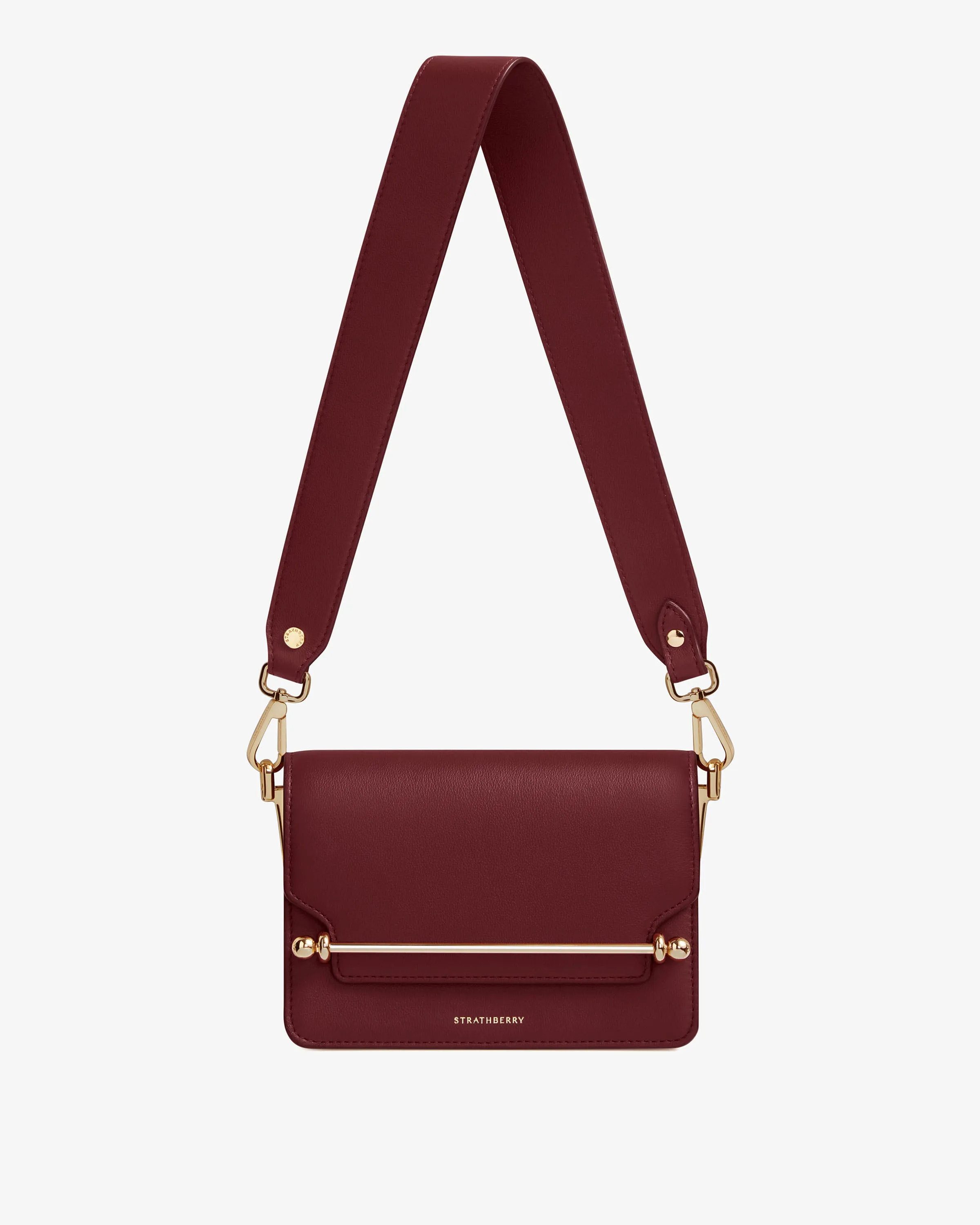East/West Mini Multi Strap - Oxblood