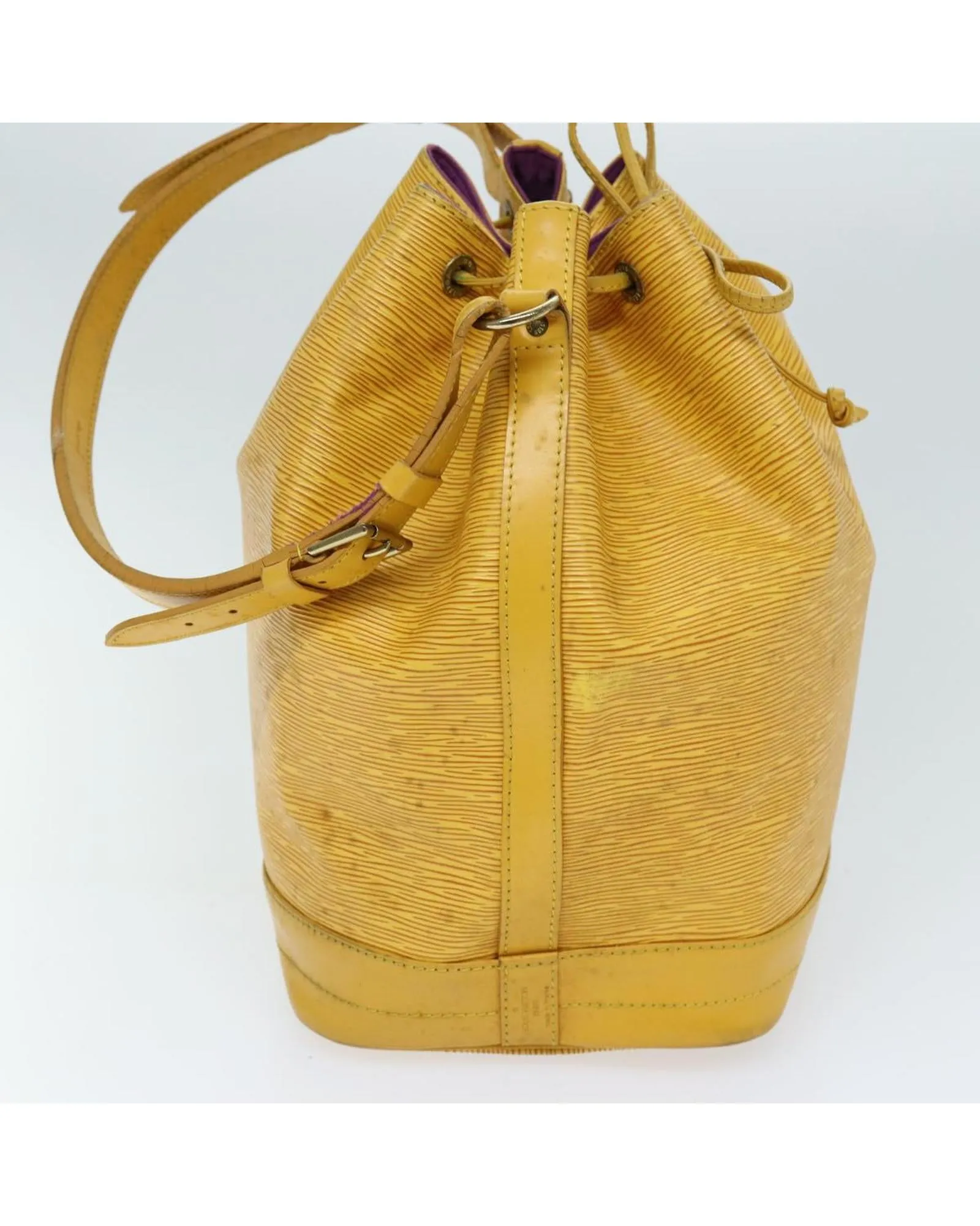 Epi Leather Noe Shoulder Bag with Adjustable Strap and Dust Bag