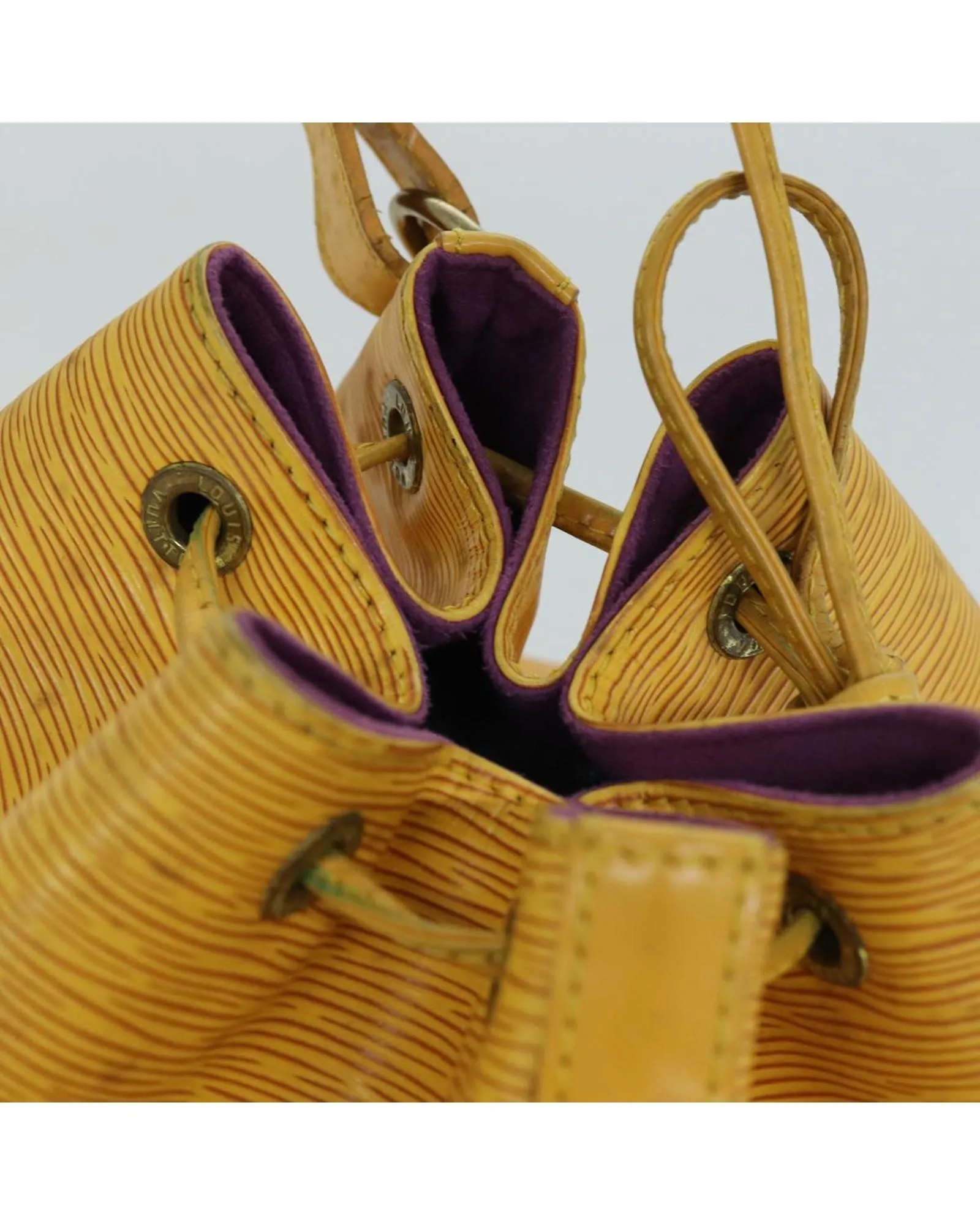 Epi Leather Noe Shoulder Bag with Adjustable Strap and Dust Bag