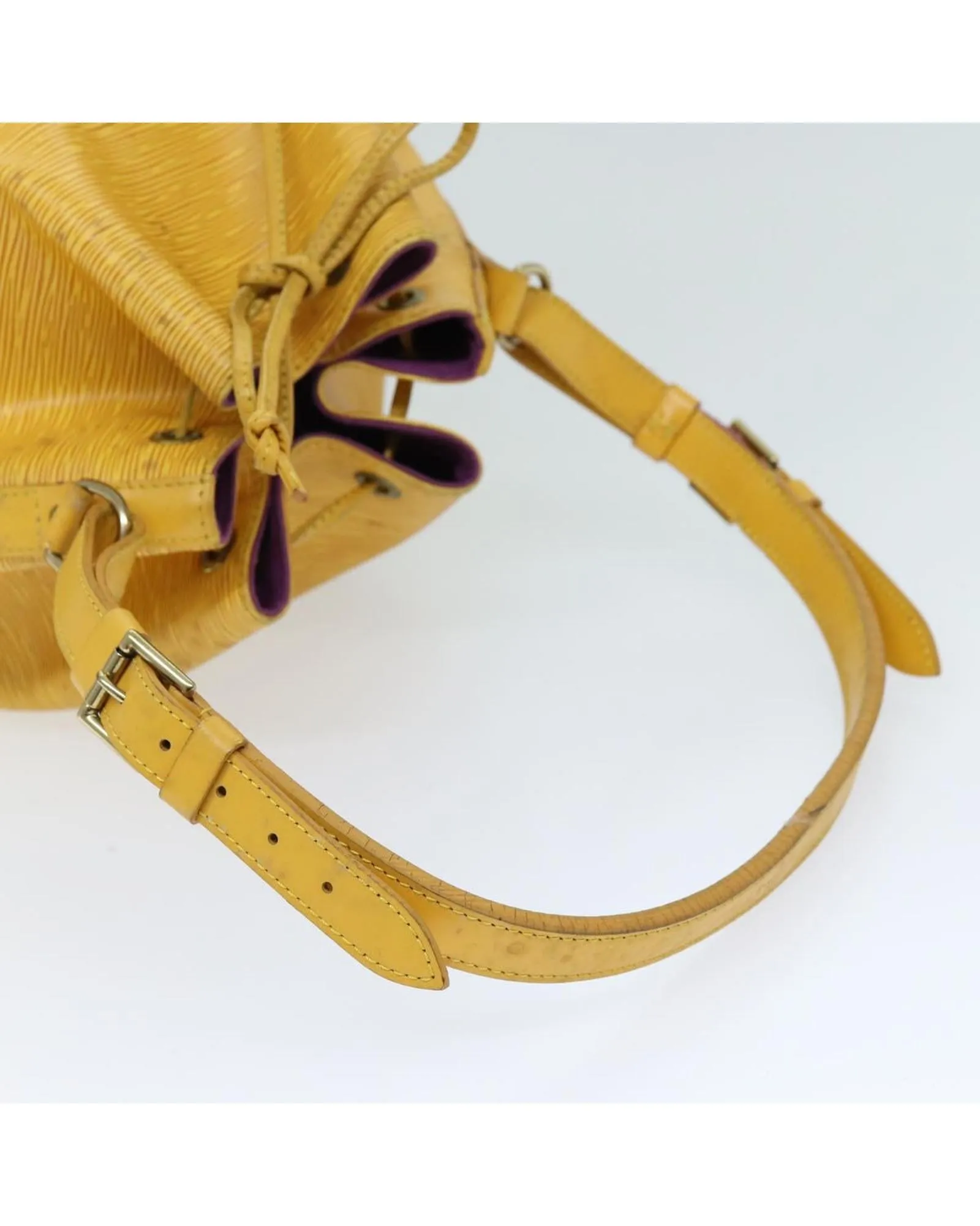 Epi Leather Noe Shoulder Bag with Adjustable Strap and Dust Bag