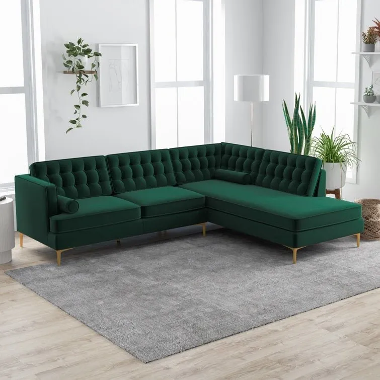 Fristo 4 Seater Fabric Sofa for Living Room | Bedroom | Office | 1 Year Warranty