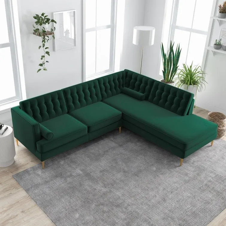 Fristo 4 Seater Fabric Sofa for Living Room | Bedroom | Office | 1 Year Warranty