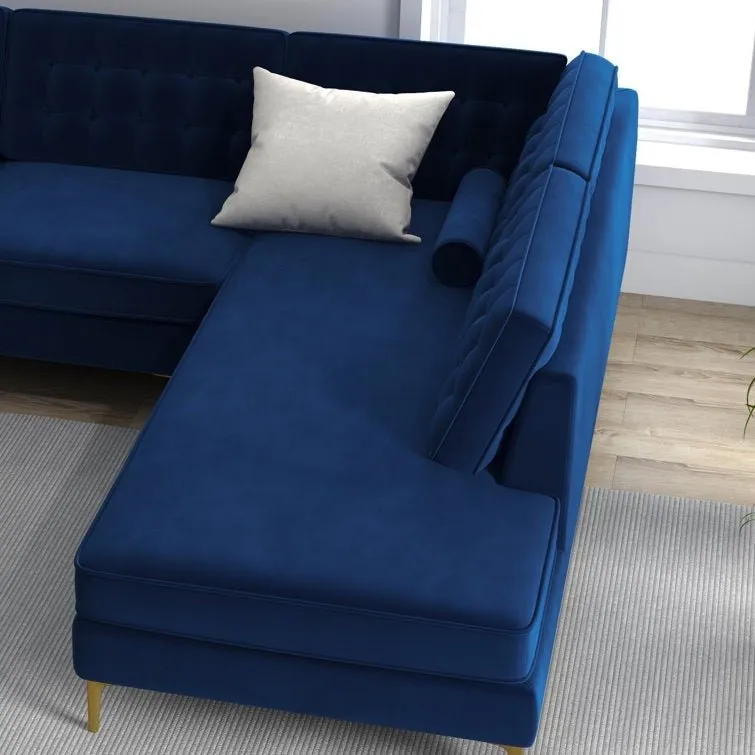 Fristo 4 Seater Fabric Sofa for Living Room | Bedroom | Office | 1 Year Warranty