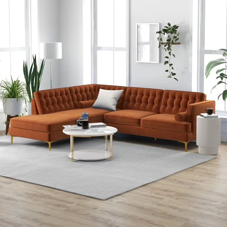 Fristo 4 Seater Fabric Sofa for Living Room | Bedroom | Office | 1 Year Warranty