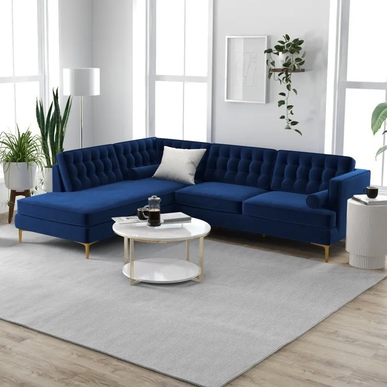 Fristo 4 Seater Fabric Sofa for Living Room | Bedroom | Office | 1 Year Warranty