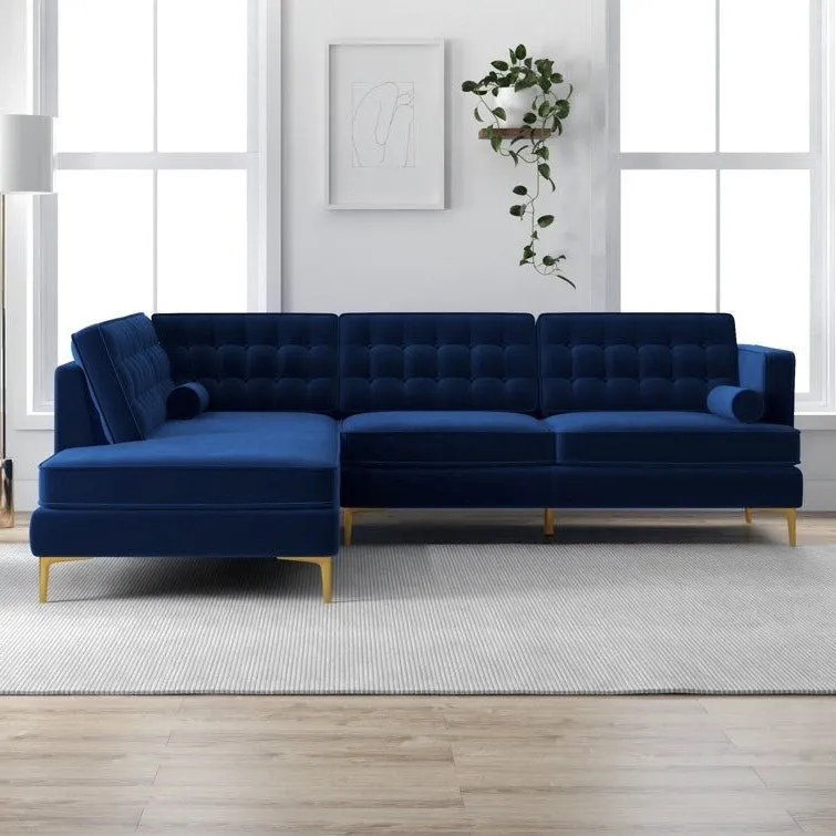 Fristo 4 Seater Fabric Sofa for Living Room | Bedroom | Office | 1 Year Warranty