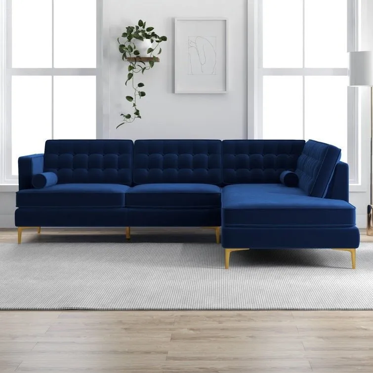 Fristo 4 Seater Fabric Sofa for Living Room | Bedroom | Office | 1 Year Warranty