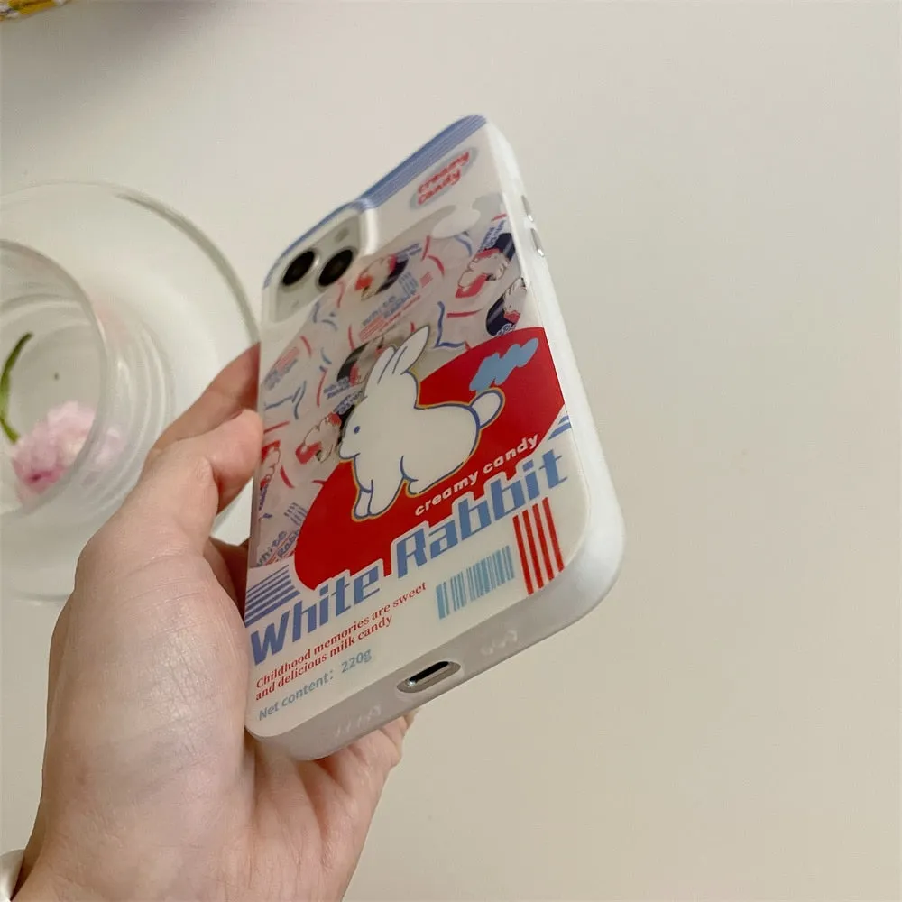 Kawaii White Rabbit  iPhone Cases for IPhone 11 12 13 14 Pro Max