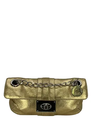 LANVIN Metallic Leather Hero Flap Bag