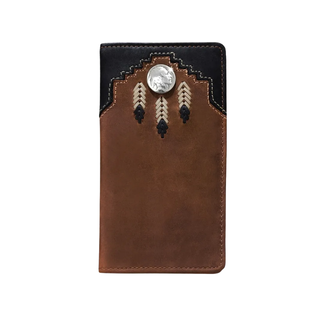 Leegin Men's Checkbook Bifold Wallet