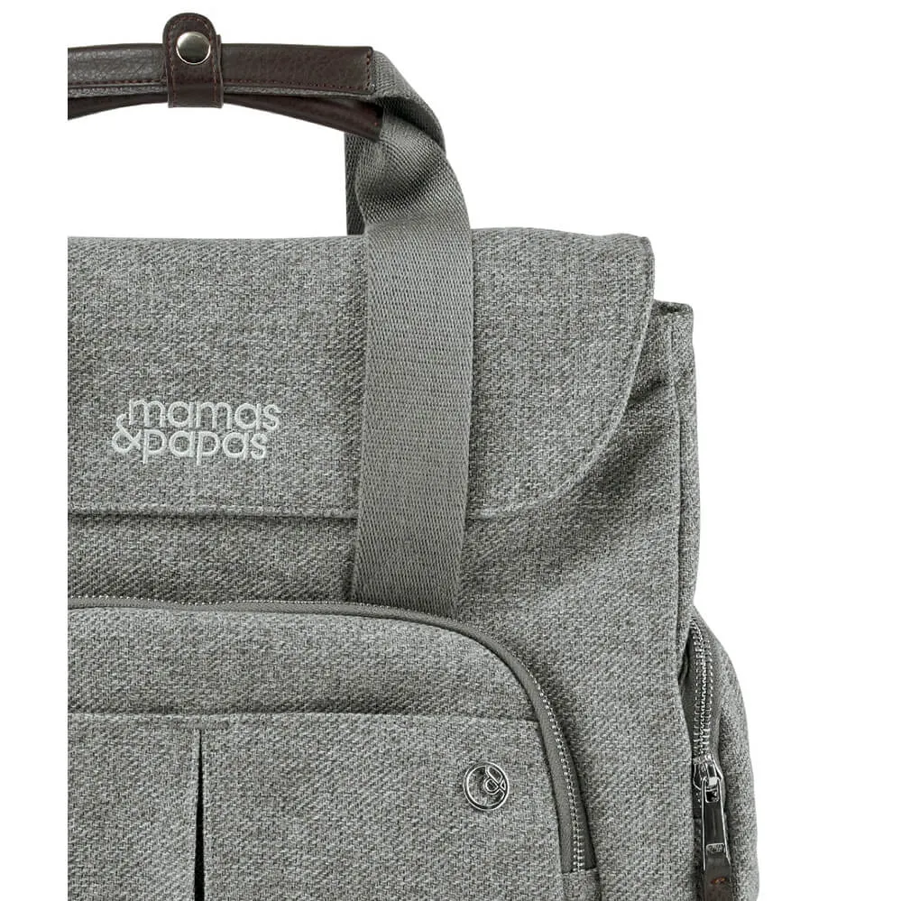 Mamas and Papas Woven Grey Changing/ Nappy Bag