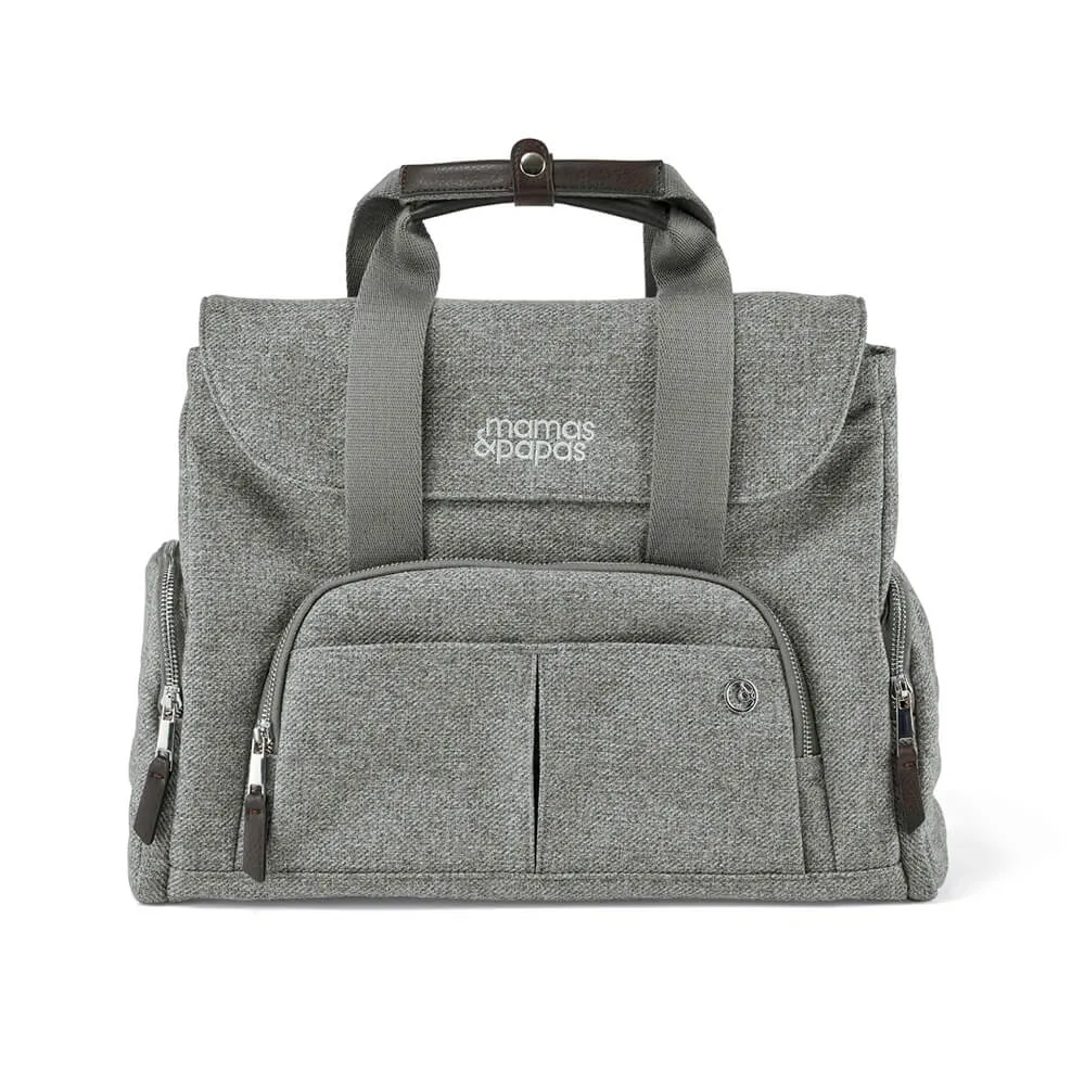 Mamas and Papas Woven Grey Changing/ Nappy Bag