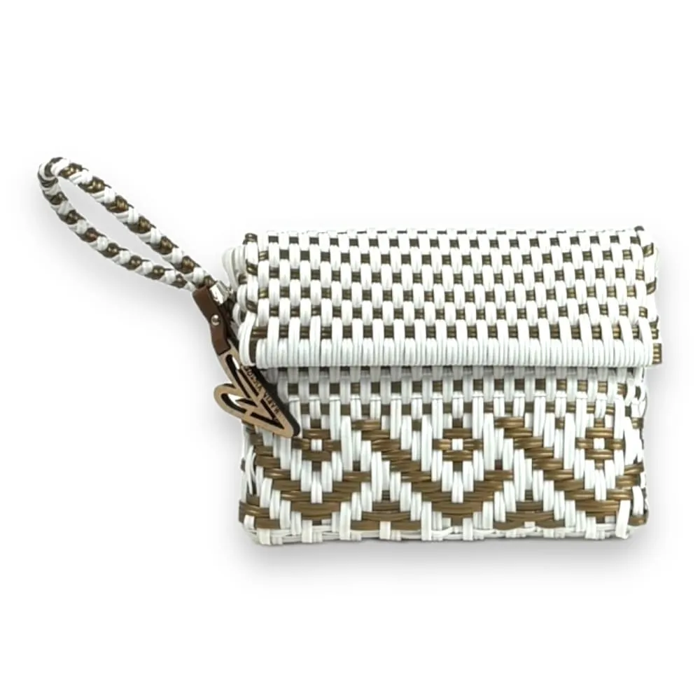 Maria Victoria | Nova WG CA | Upcycled, Handwoven, Wristlet