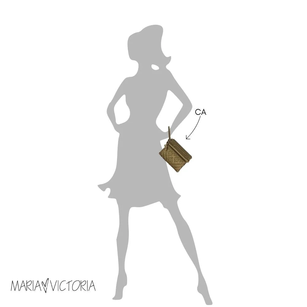 Maria Victoria | Nova WG CA | Upcycled, Handwoven, Wristlet