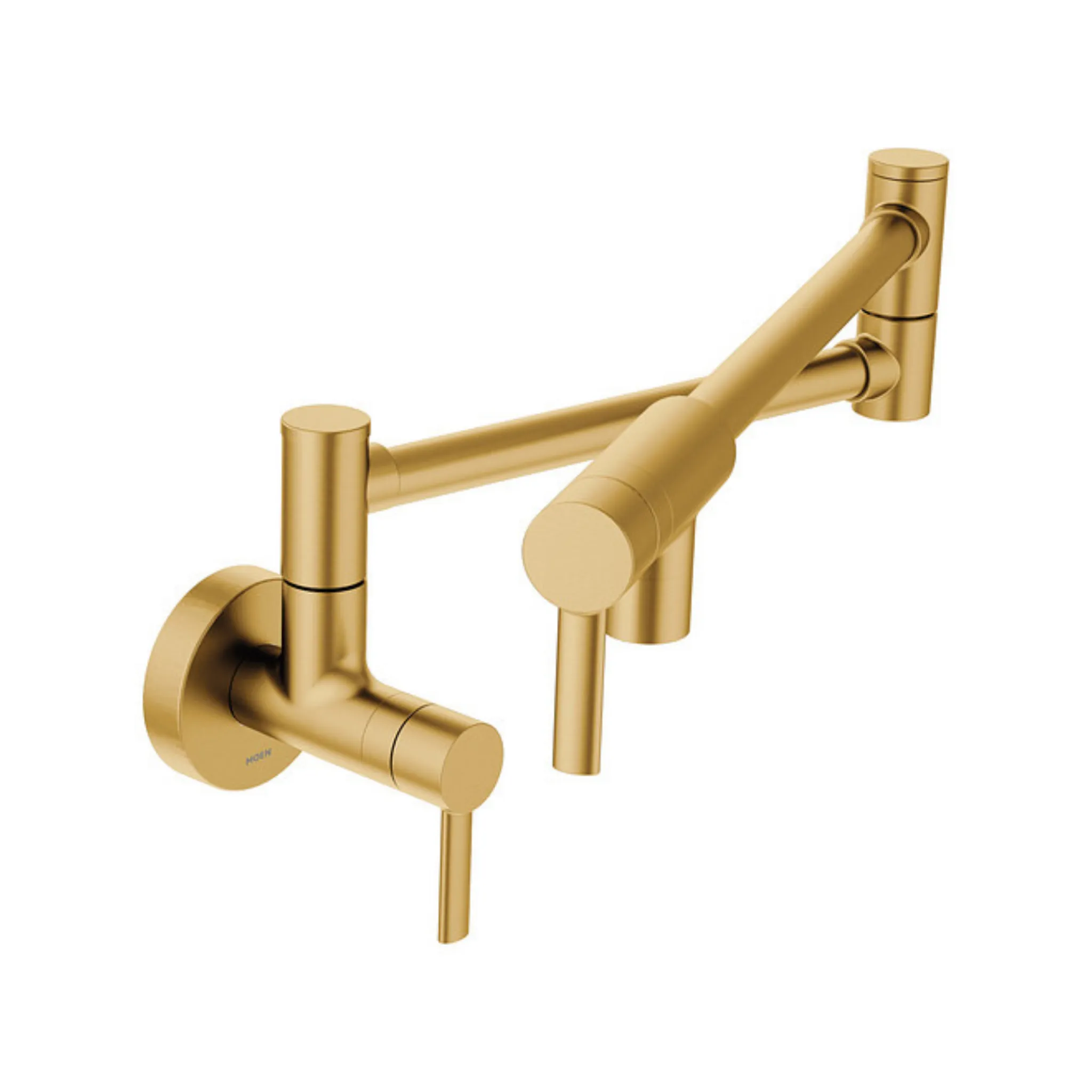 Moen Modern Pot Filler Brushed Gold One-Handle Kitchen Faucet