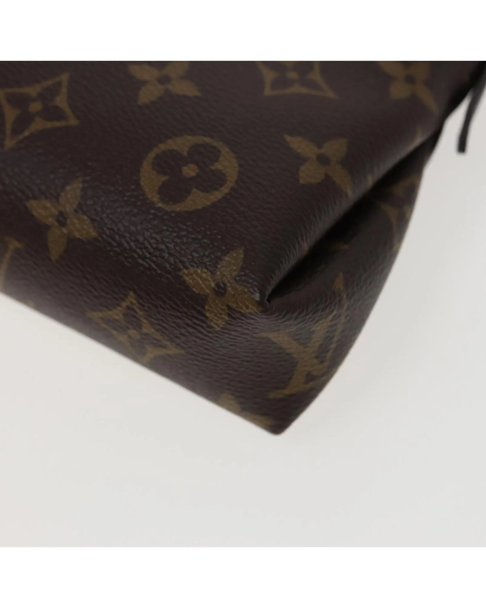 Monogram Canvas Pallas Clutch Bag with Shoulder Strap and Dust Bag