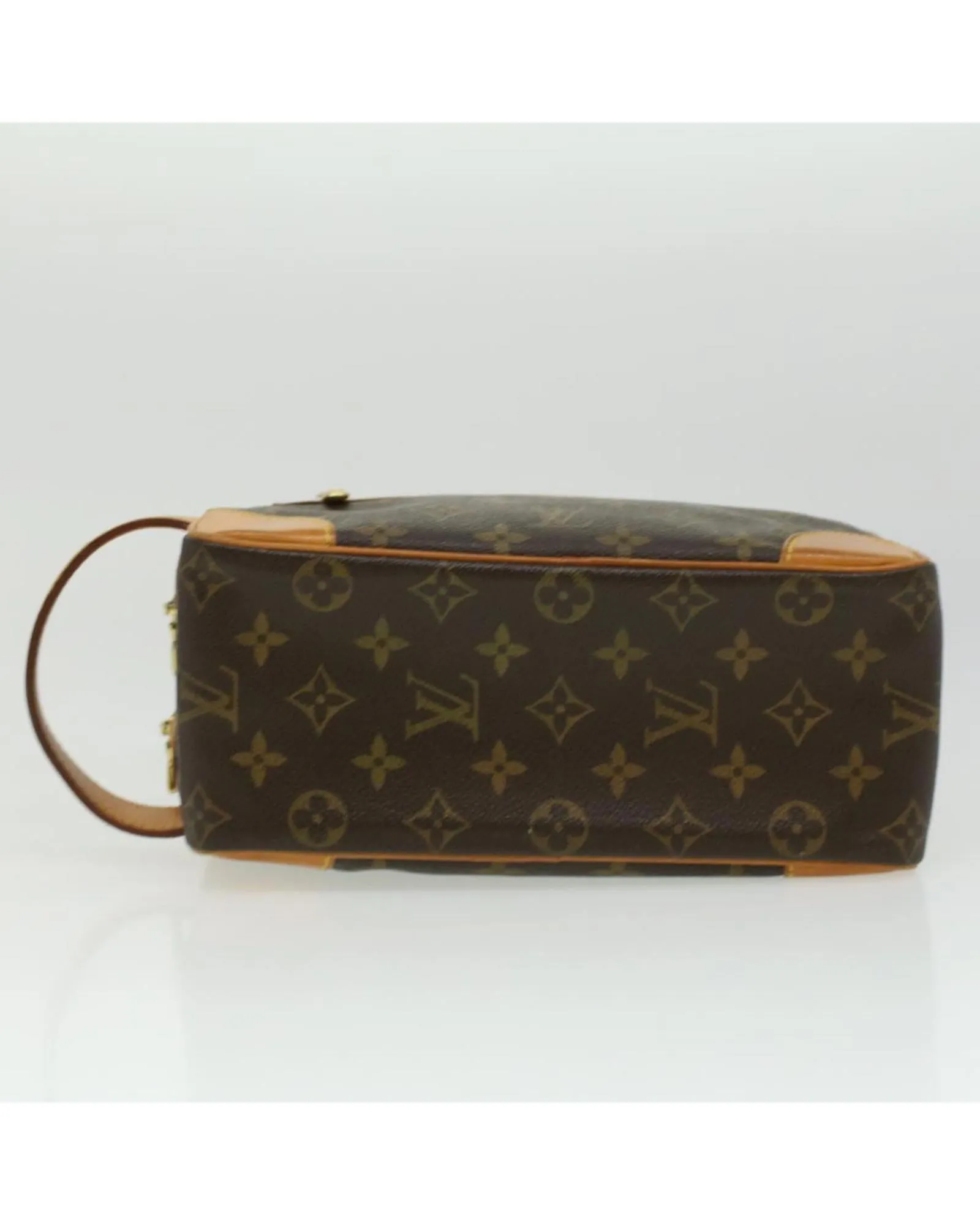 Monogram Double Fastener Clutch Bag