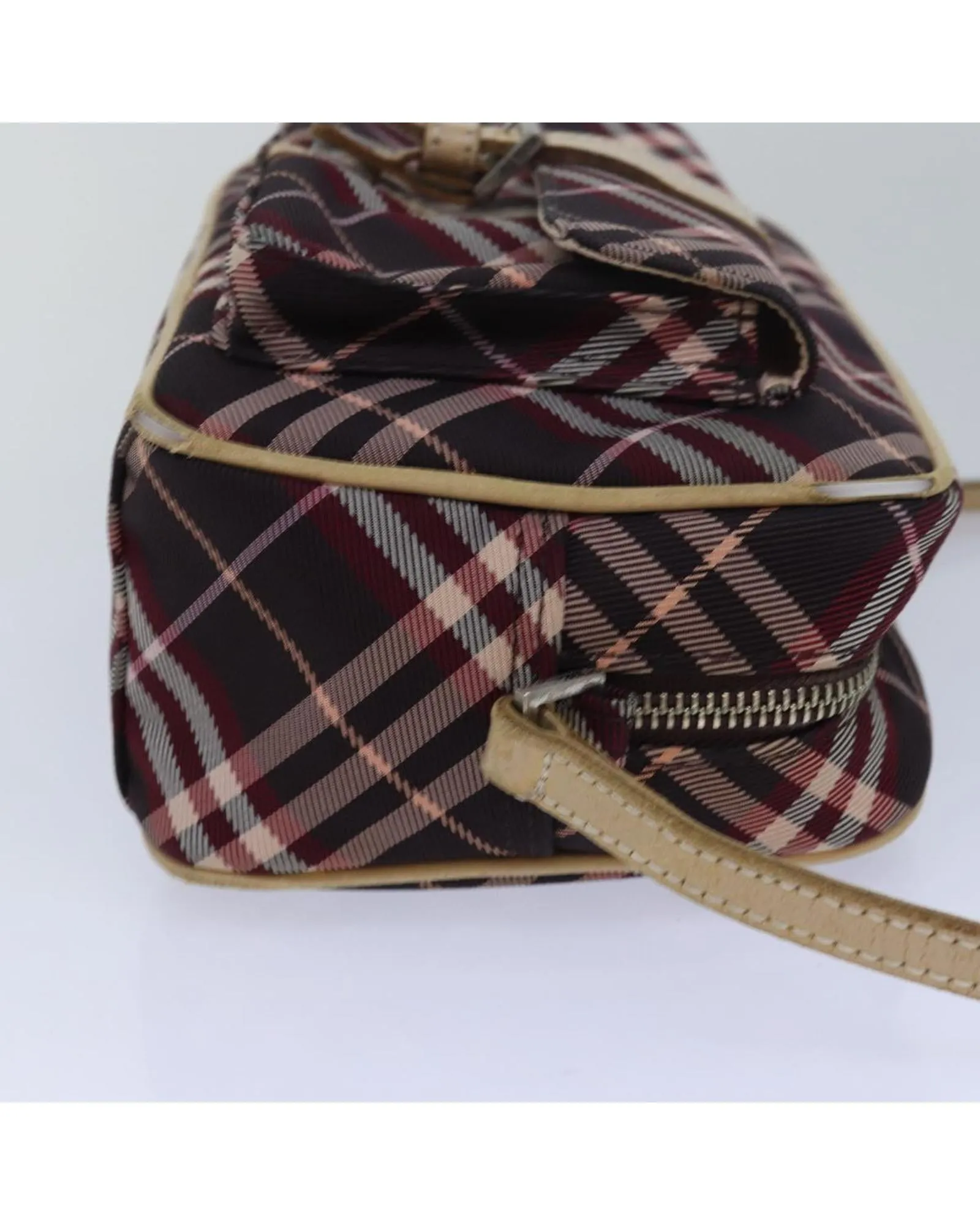 Nova Check Nylon Shoulder Bag with Adjustable Strap