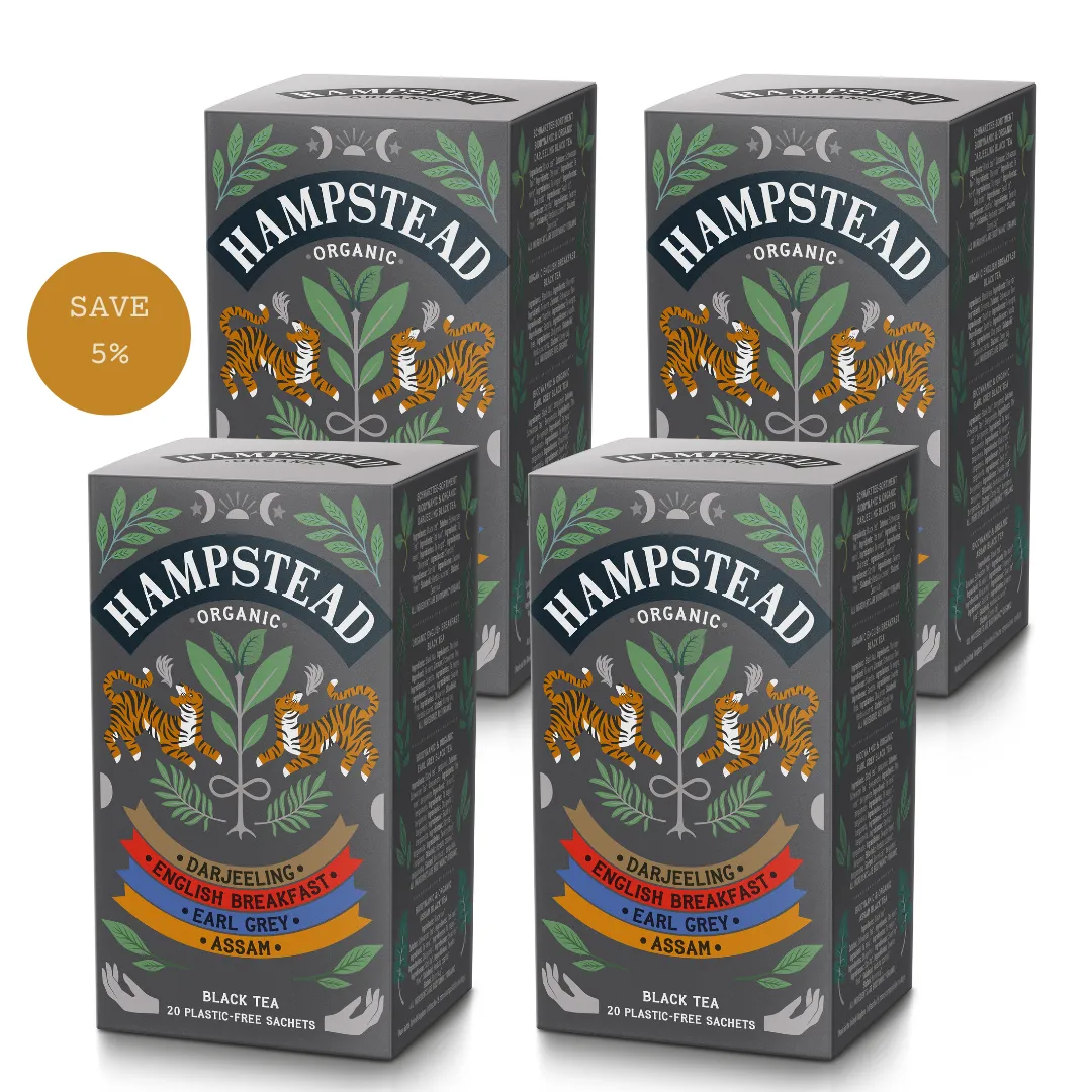 Organic Black Tea Selection Tea Bags