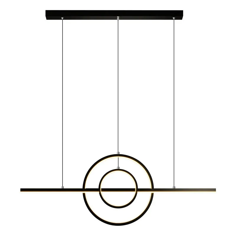 Oukon Pendant Chandelier Modern Minimalist Creative LED Line Art