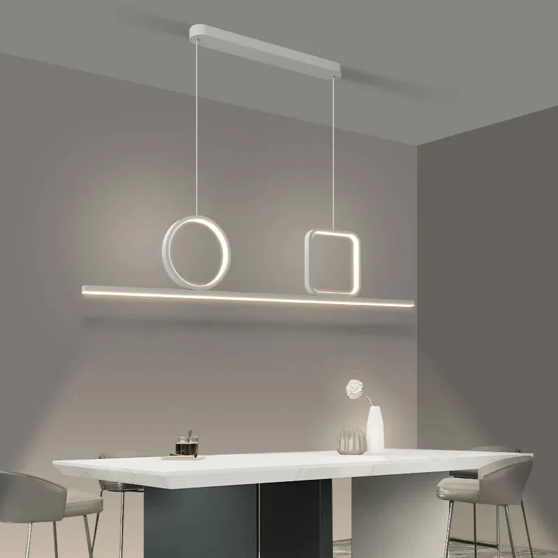QIYI Seima Black White LED Pendant hanging lamp