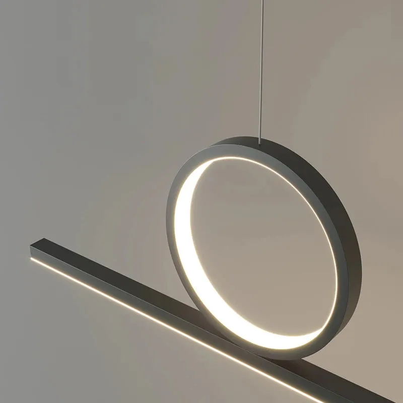 QIYI Seima Black White LED Pendant hanging lamp