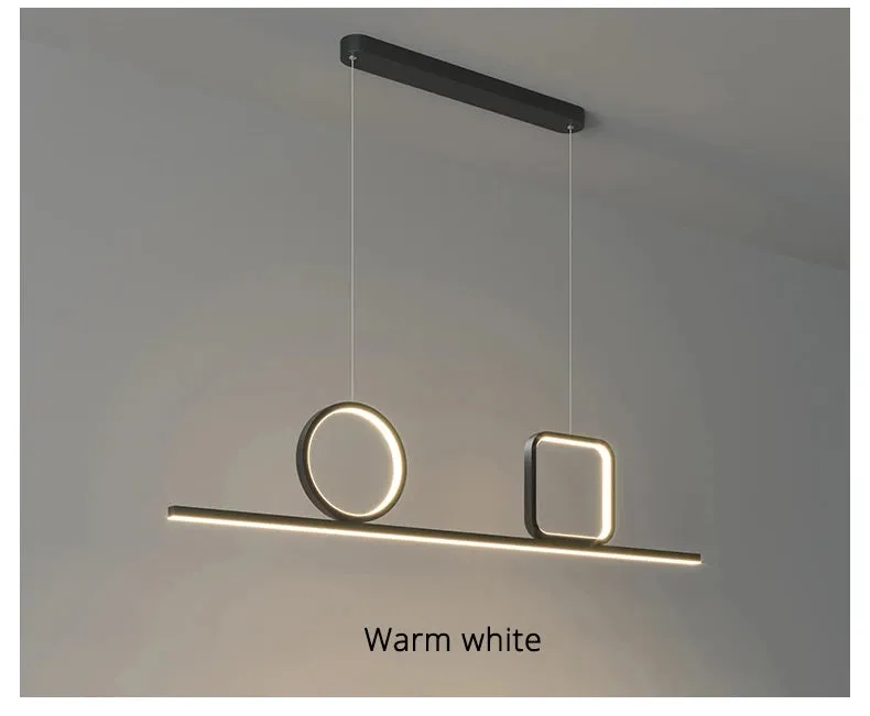 QIYI Seima Black White LED Pendant hanging lamp