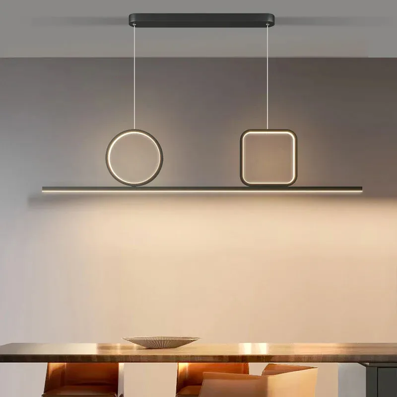 QIYI Seima Black White LED Pendant hanging lamp