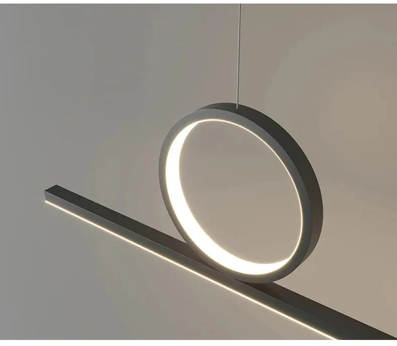QIYI Seima Black White LED Pendant hanging lamp