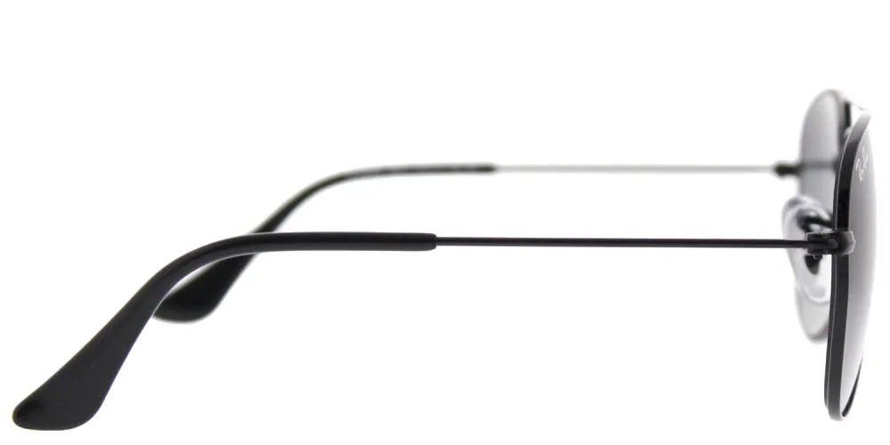 Ray-Ban Junior Childrens Aviator RJ 9506S 220/11 Aviator Metal Black Sunglasses with Grey Gradient Lens