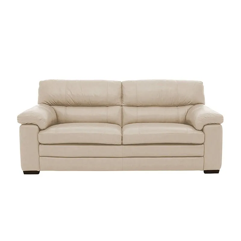 Slouch 2 Seater Leatherette Sofa For Living Room