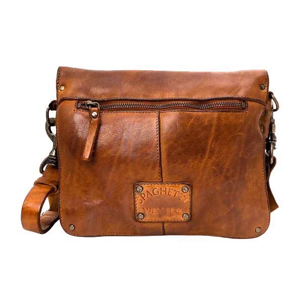 Spaghetti Western Women's Tan Leather Crossbody