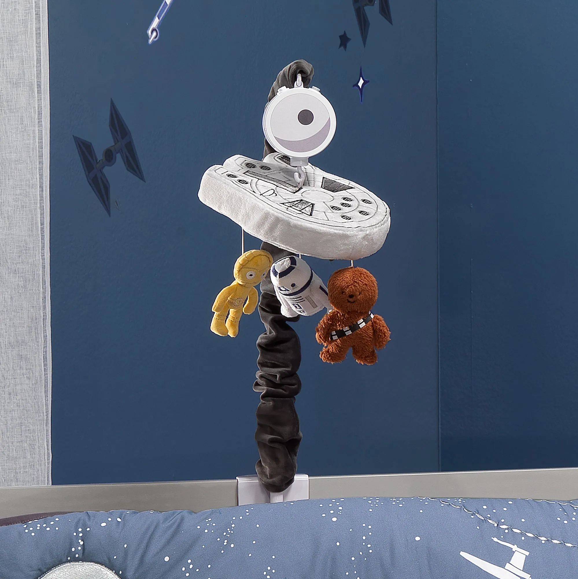 Star Wars Millennium Falcon Musical Baby Crib Mobile